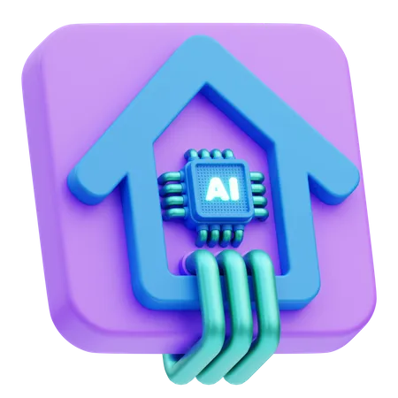 Smart Home Automation  3D Icon