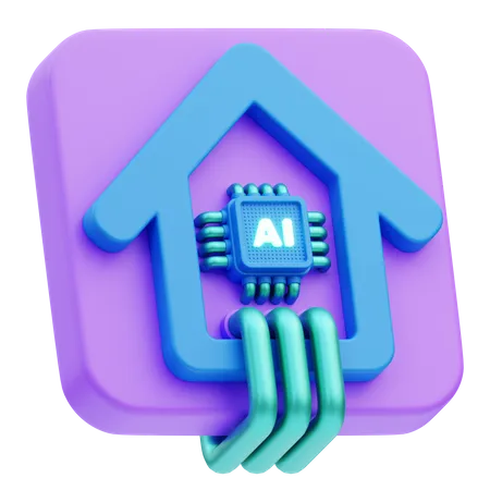 Smart-Home-Automatisierung  3D Icon