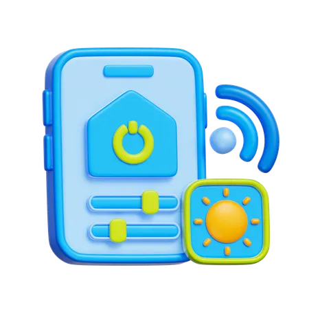 Smart Home Control  3D Icon