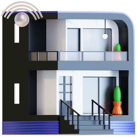 Smart Home Hub  3D Icon