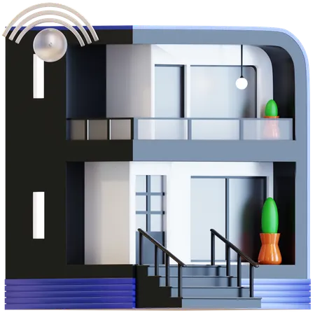 Smart Home Hub  3D Icon