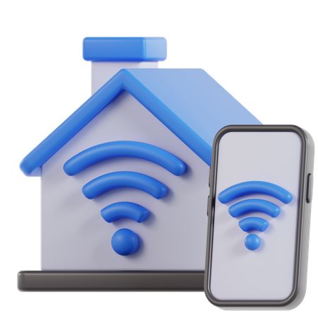 Smart Home Remote  3D Icon