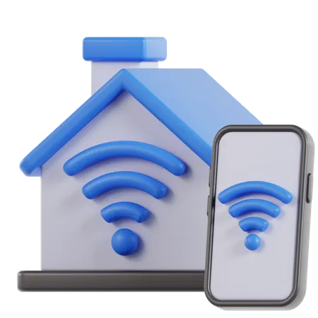 Smart Home Remote  3D Icon