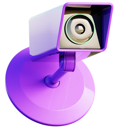 Smart Home Security Camera  3D Icon