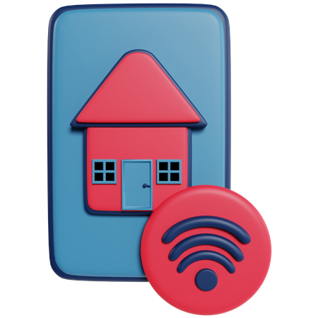 Smart Home Technology  3D Icon
