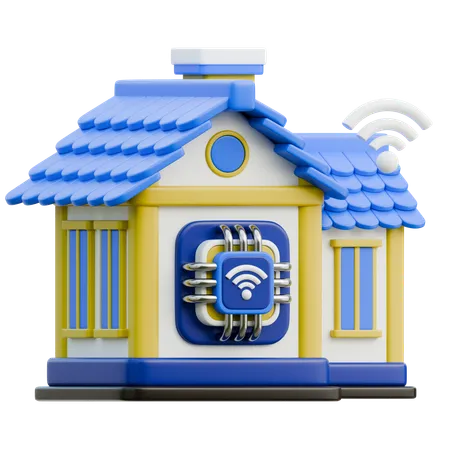 Smart Home Technology  3D Icon