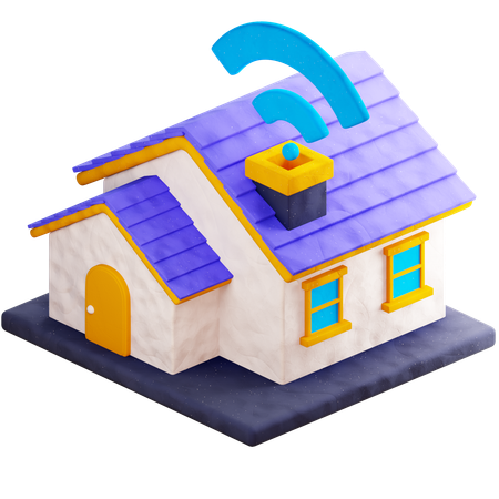 Smart House  3D Icon