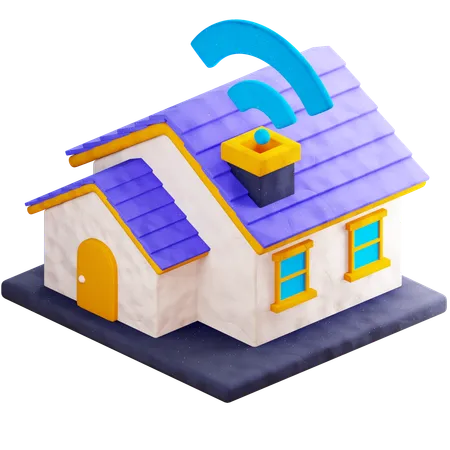 Smart House  3D Icon