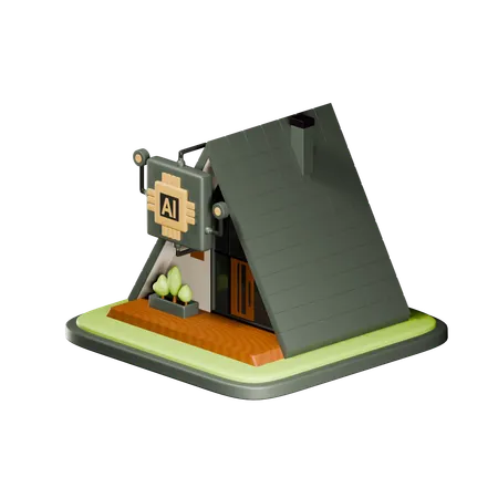 Smart House  3D Icon