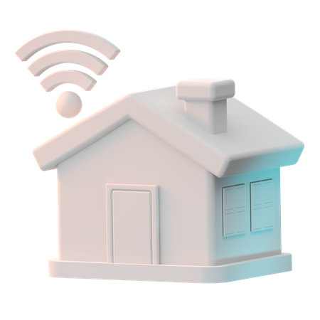Smart House  3D Icon