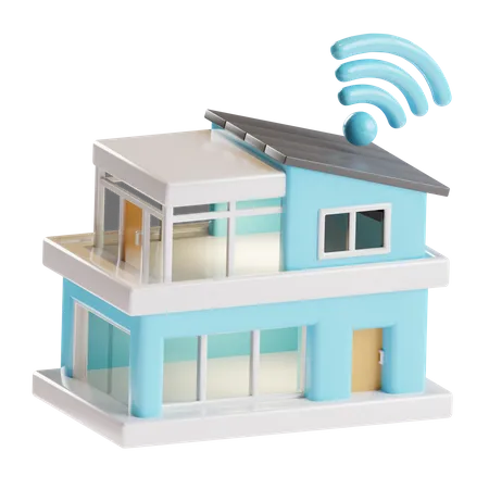 Smart House  3D Icon