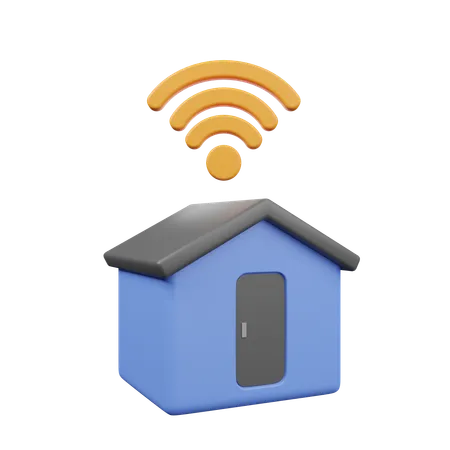 Smart House  3D Icon