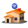 3d smart house emoji