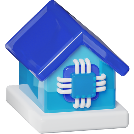 Smart House  3D Icon