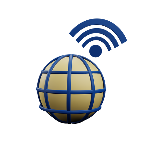 Smart Internet  3D Icon