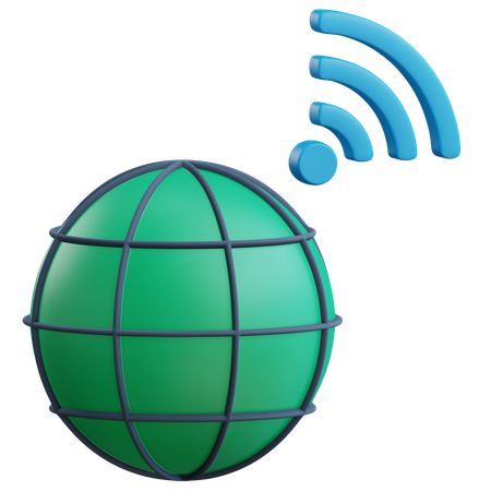 Smart Internet  3D Icon