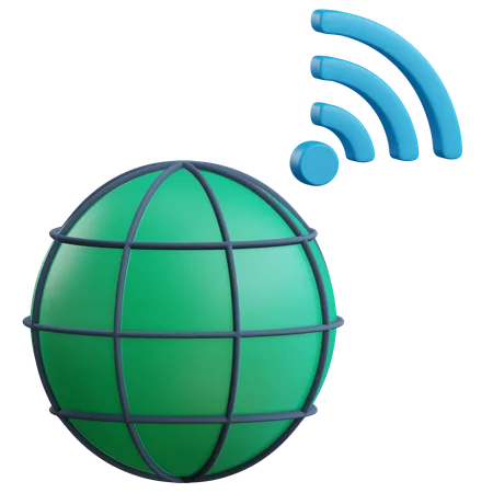 Smart Internet  3D Icon