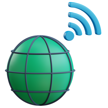 Smart Internet  3D Icon