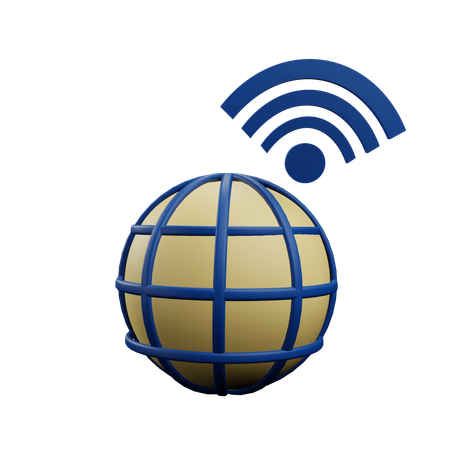 Smart Internet  3D Icon
