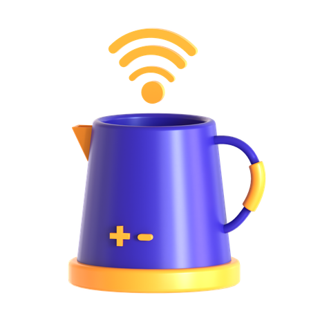 Smart Kettle  3D Icon