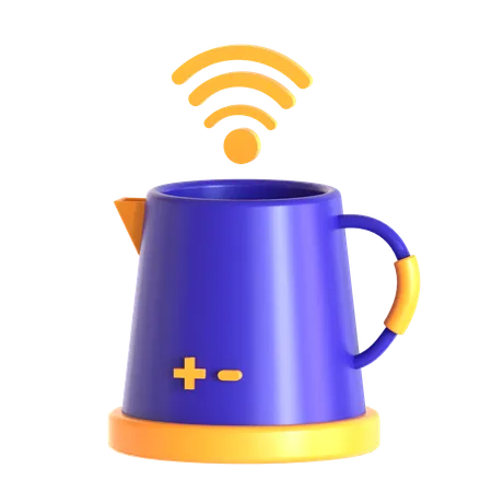 Smart Kettle  3D Icon