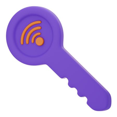 Smart Key  3D Icon