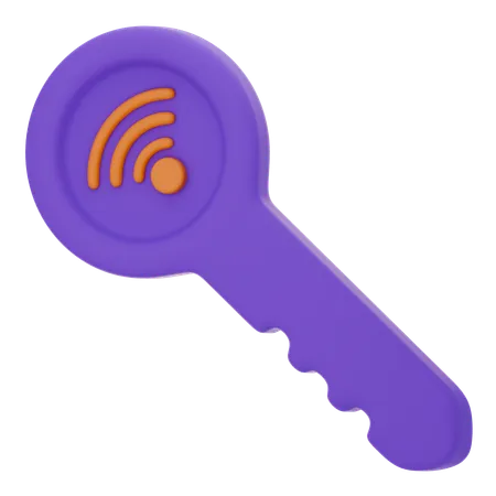 Smart Key  3D Icon