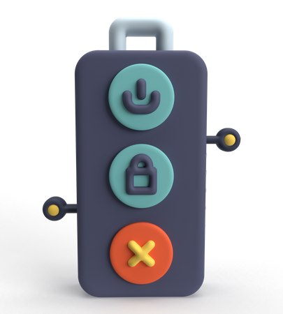 Smart Key  3D Icon