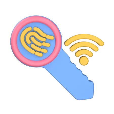 Smart Key  3D Icon