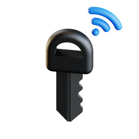 Smart Key  3D Icon