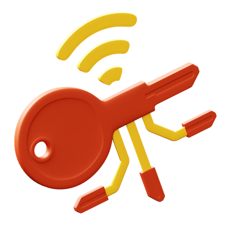 Smart Key  3D Icon