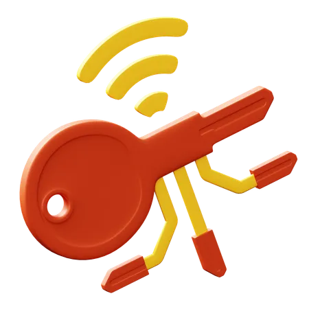 Smart Key  3D Icon