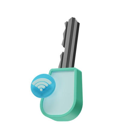 Smart Key  3D Icon