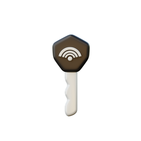 Smart Key  3D Illustration