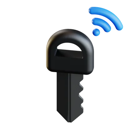Smart Key  3D Icon