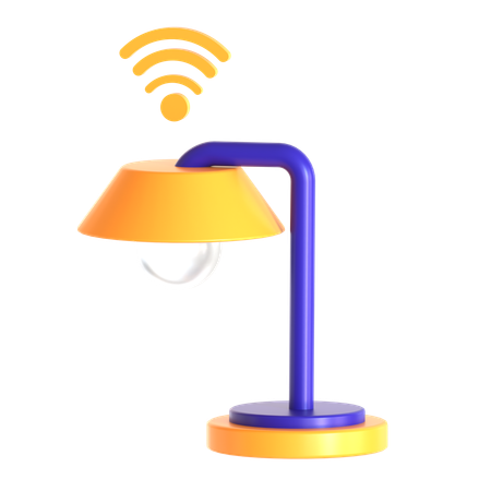 Smart Lamp  3D Icon