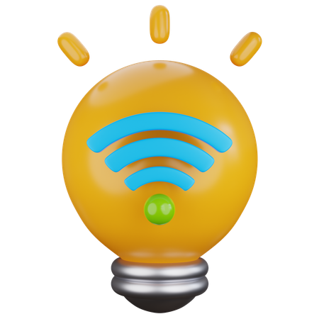 Smart Lamp  3D Icon