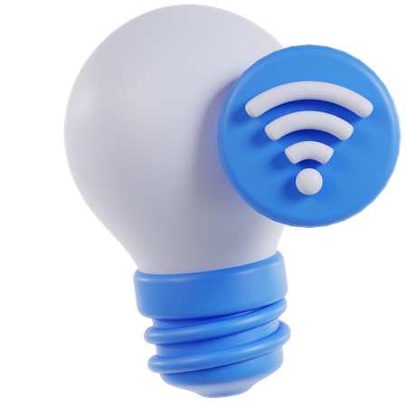 Smart Lamp  3D Icon
