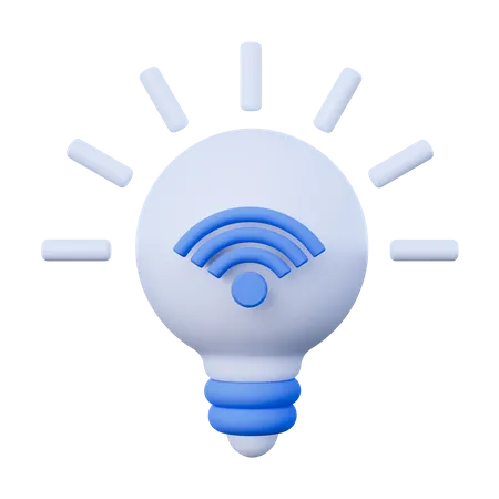 Smart Lamp  3D Icon