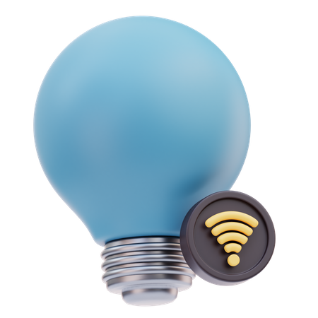 Smart Lighting  3D Icon