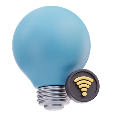 Smart Lighting  3D Icon
