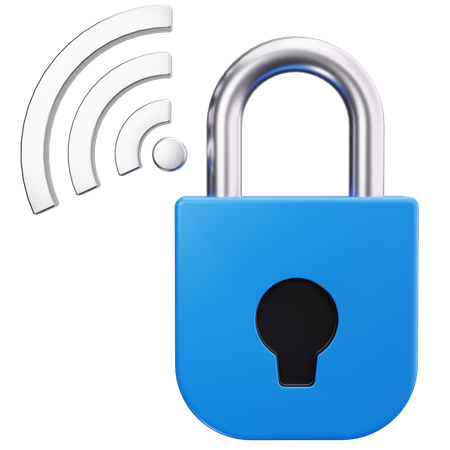 Smart Lock  3D Icon