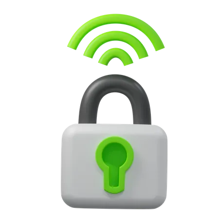 Smart Lock  3D Icon