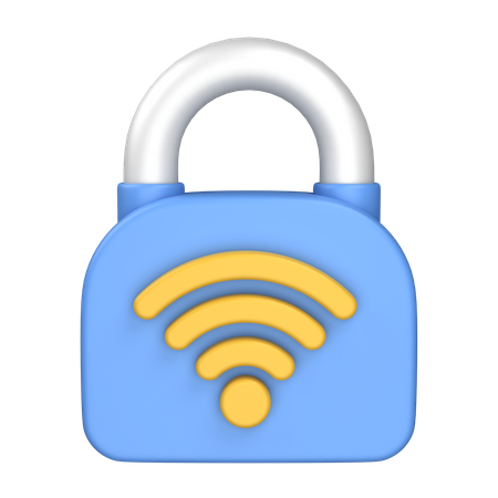 Smart Lock  3D Icon