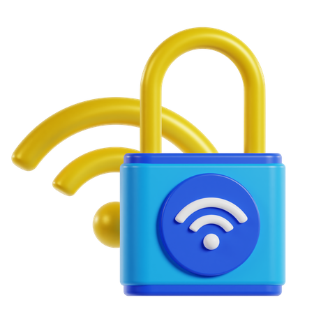 Smart Lock  3D Icon