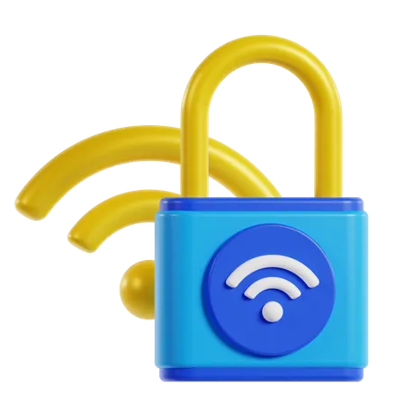 Smart Lock  3D Icon