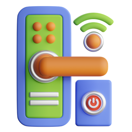 Smart Lock  3D Icon