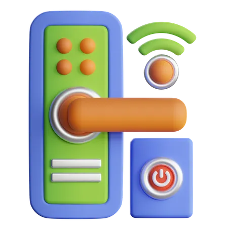 Smart Lock  3D Icon