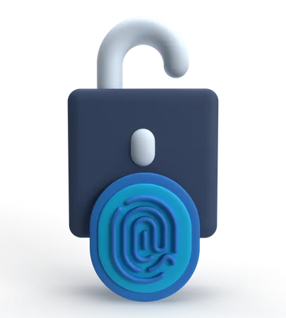 Smart Lock  3D Icon