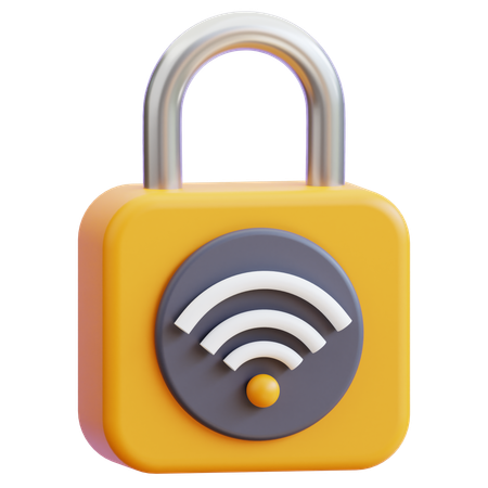 Smart Lock  3D Icon